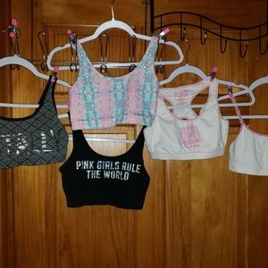 5 Victoria secrets pink sports bras